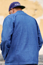 ILKER DENIM JACKET BLUE LOVE