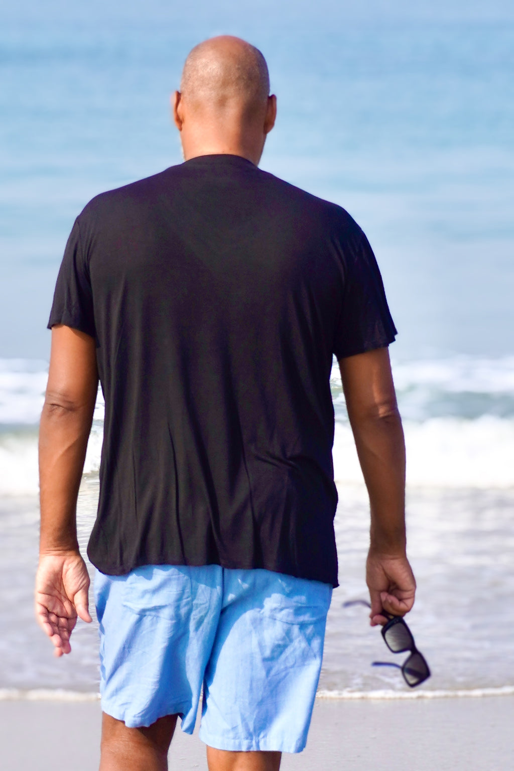 PELE VISCOSE JERSEY T-SHIRT JUST BLACK