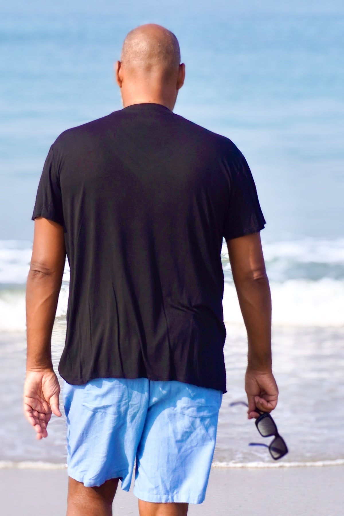 PELE VISCOSE JERSEY T-SHIRT JUST BLACK