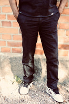 WATTS DENIM TROUSERS CHARCOAL