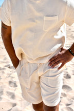 DESMOND SHORTS BROKEN WHITE