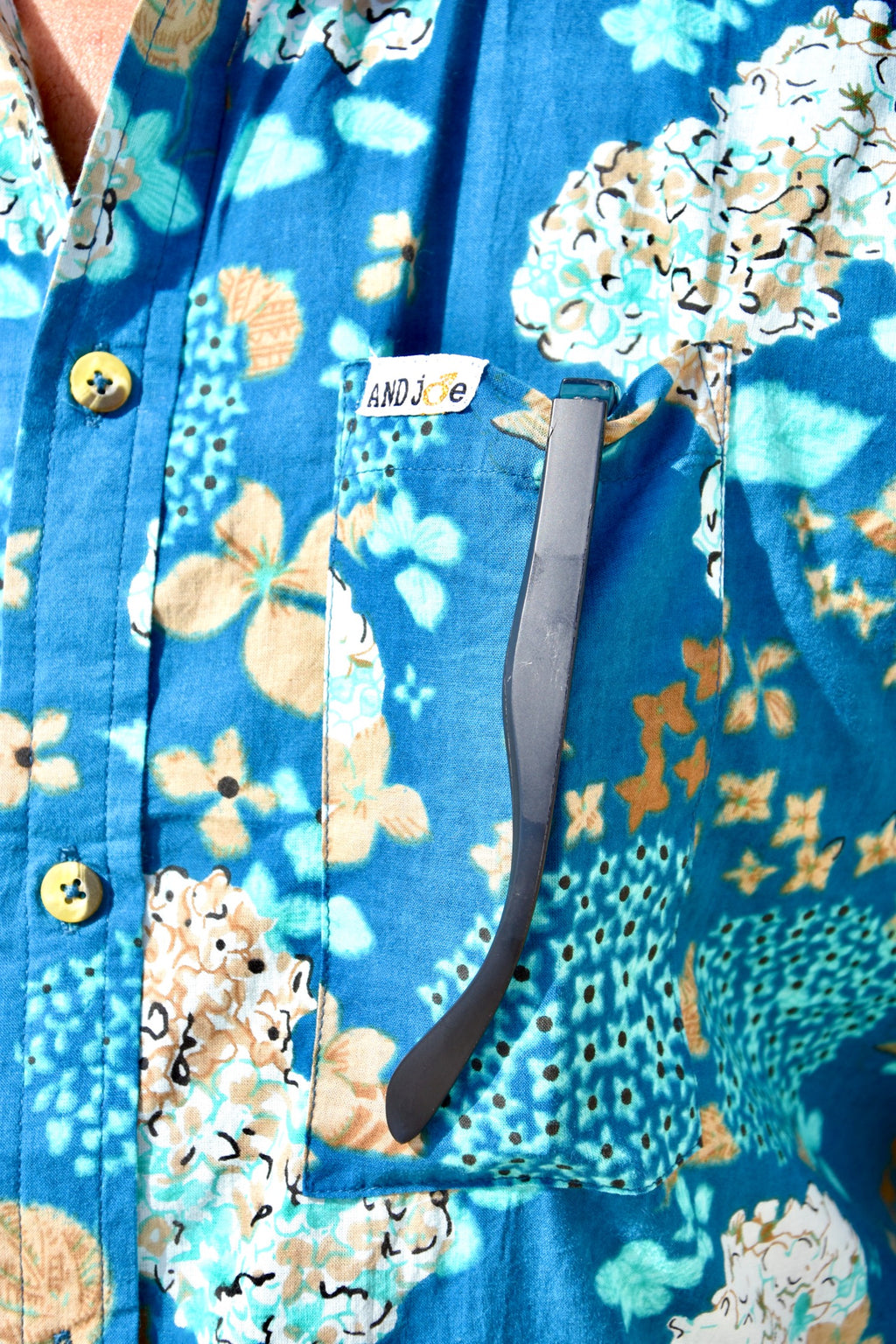 CURTIS SHIRT BLUE LAGOON