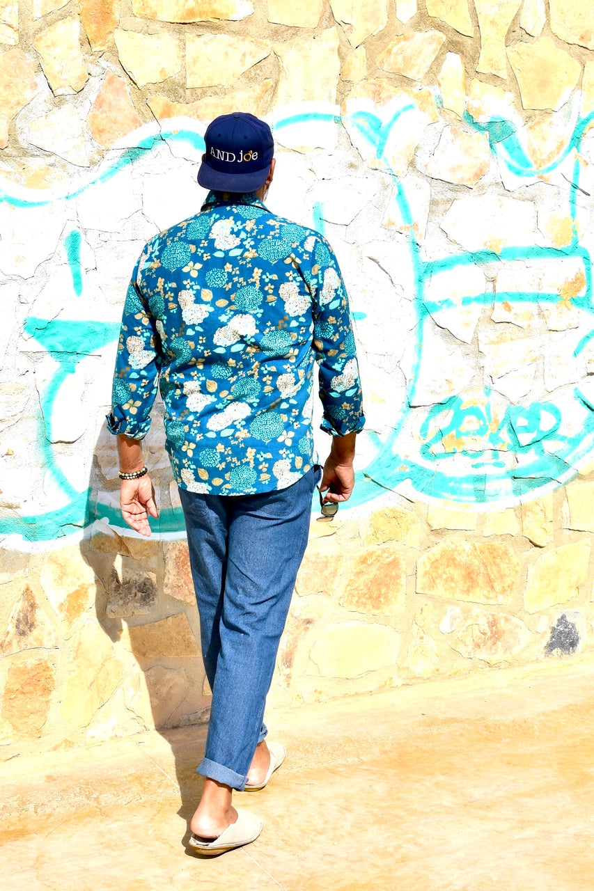 CURTIS SHIRT BLUE LAGOON