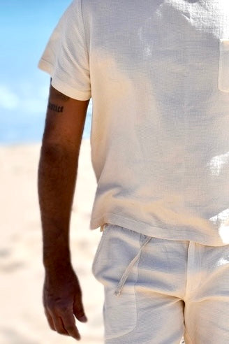 DESMOND TEE BROKEN WHITE