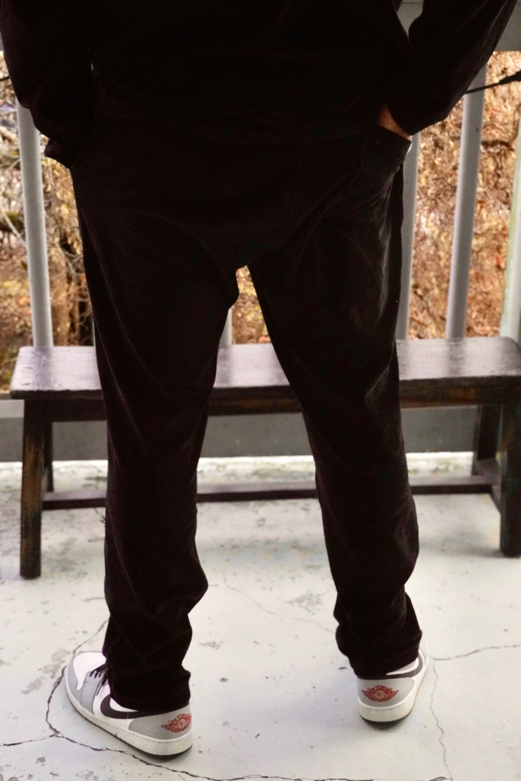 JOSEPH VELVET PANT JUST BLACK