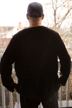 JOSEPH VELVET SWEATSHIRT JUST BLACK