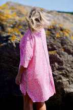 NEO LEO COTTON JERSEY DRESS PINK