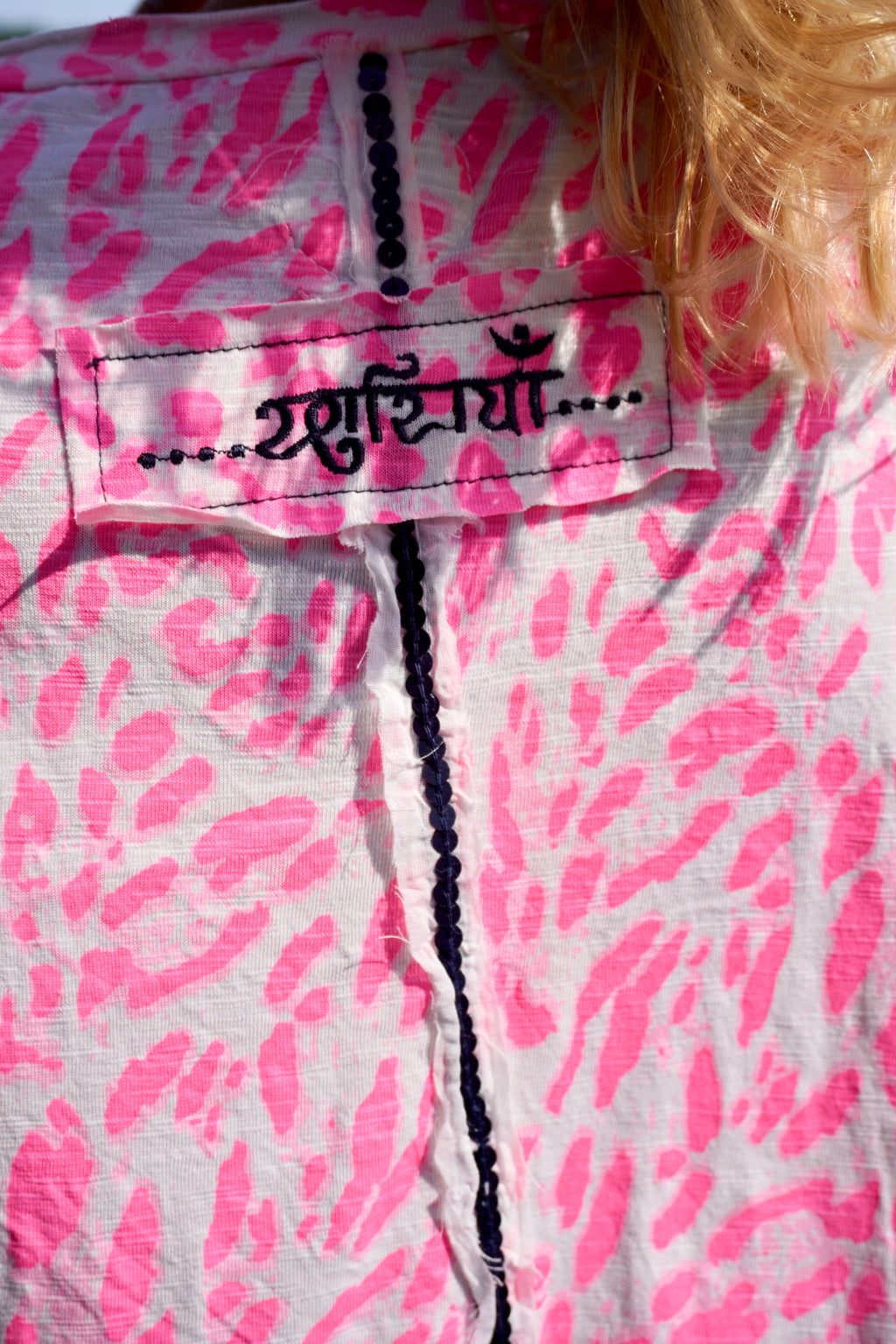 NEO LEO COTTON JERSEY TOP PINK