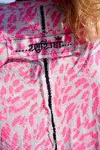 NEO LEO COTTON JERSEY TOP PINK