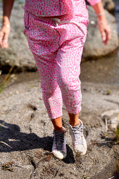 NEO LEO COTTON JERSEY PANT PINK