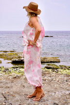 LISSA LINEN PANT IBIZA PINK MALIBU