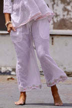 LISSA LINEN PANT SWEET WHITE