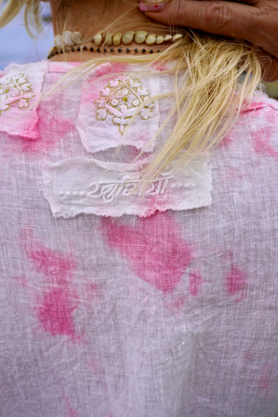 LISSA LINEN TOP IBIZA PINK MALIBU