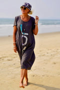 LOLO LOVE JERSEY DRESS SOFT CHARCOAL