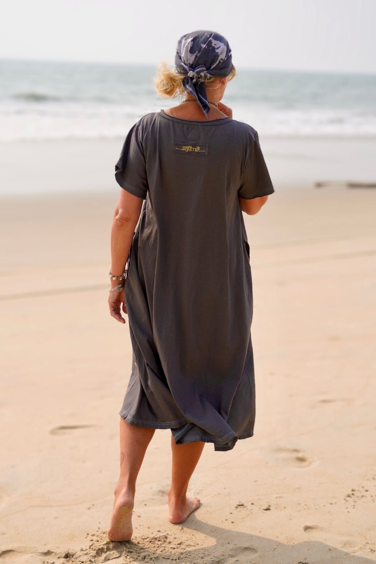 LOLO LOVE JERSEY DRESS SOFT CHARCOAL