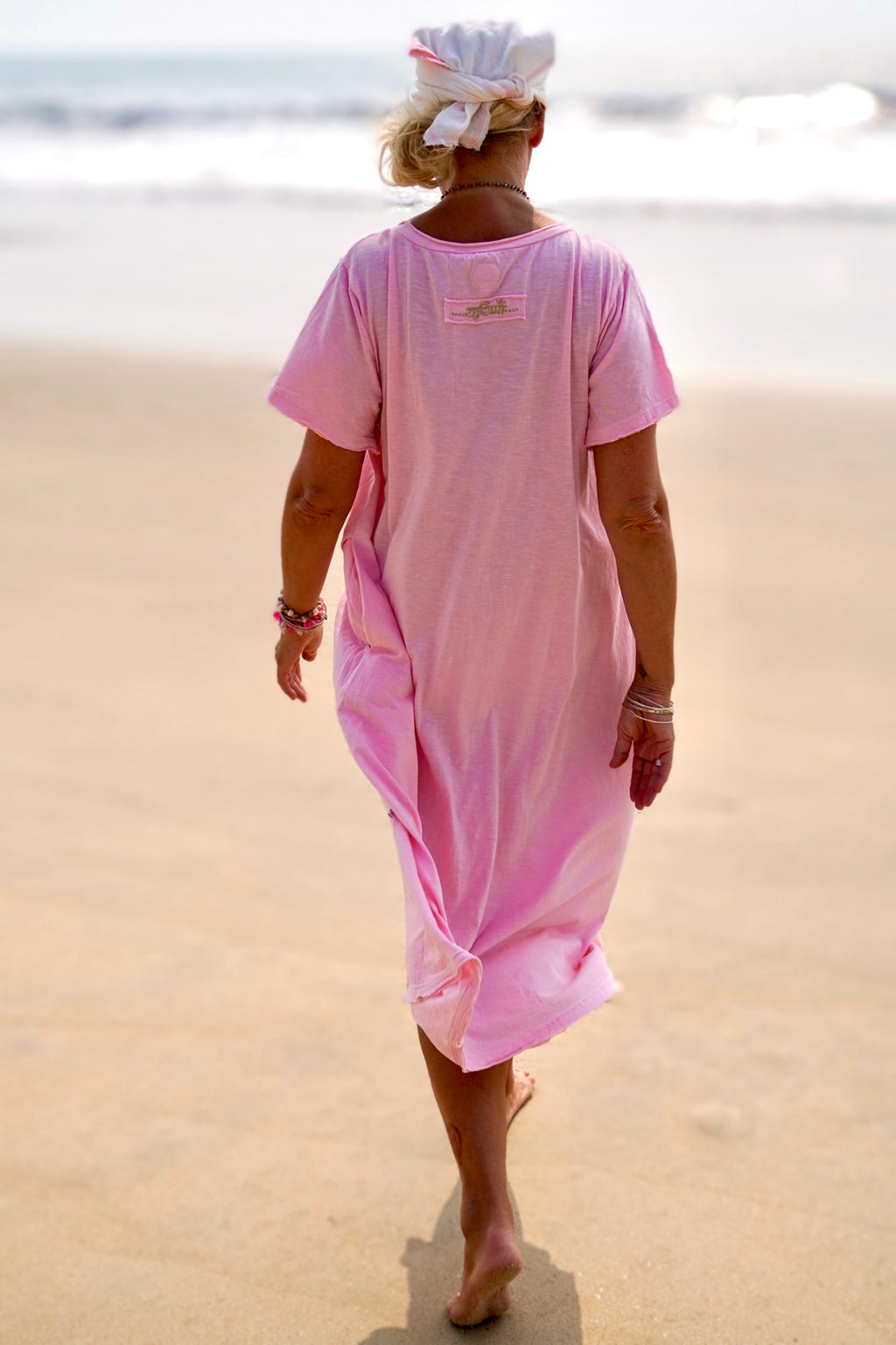 LOLO LOVE JERSEY DRESS HAPPY PINK
