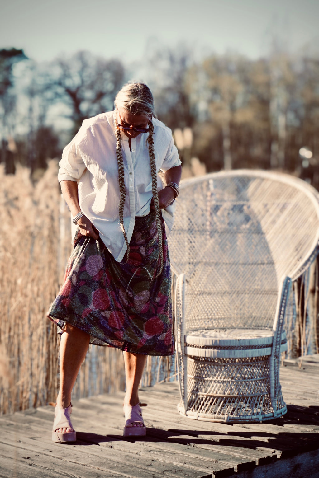 AGNETA MULTI SEQUIN SKIRT