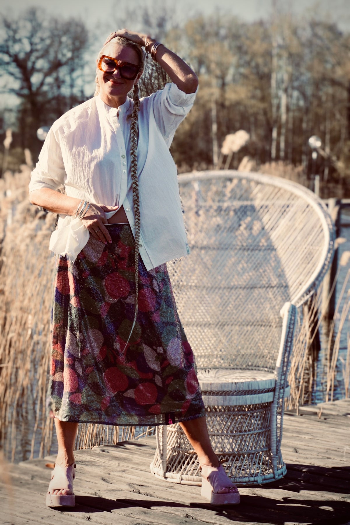 AGNETA MULTI SEQUIN SKIRT