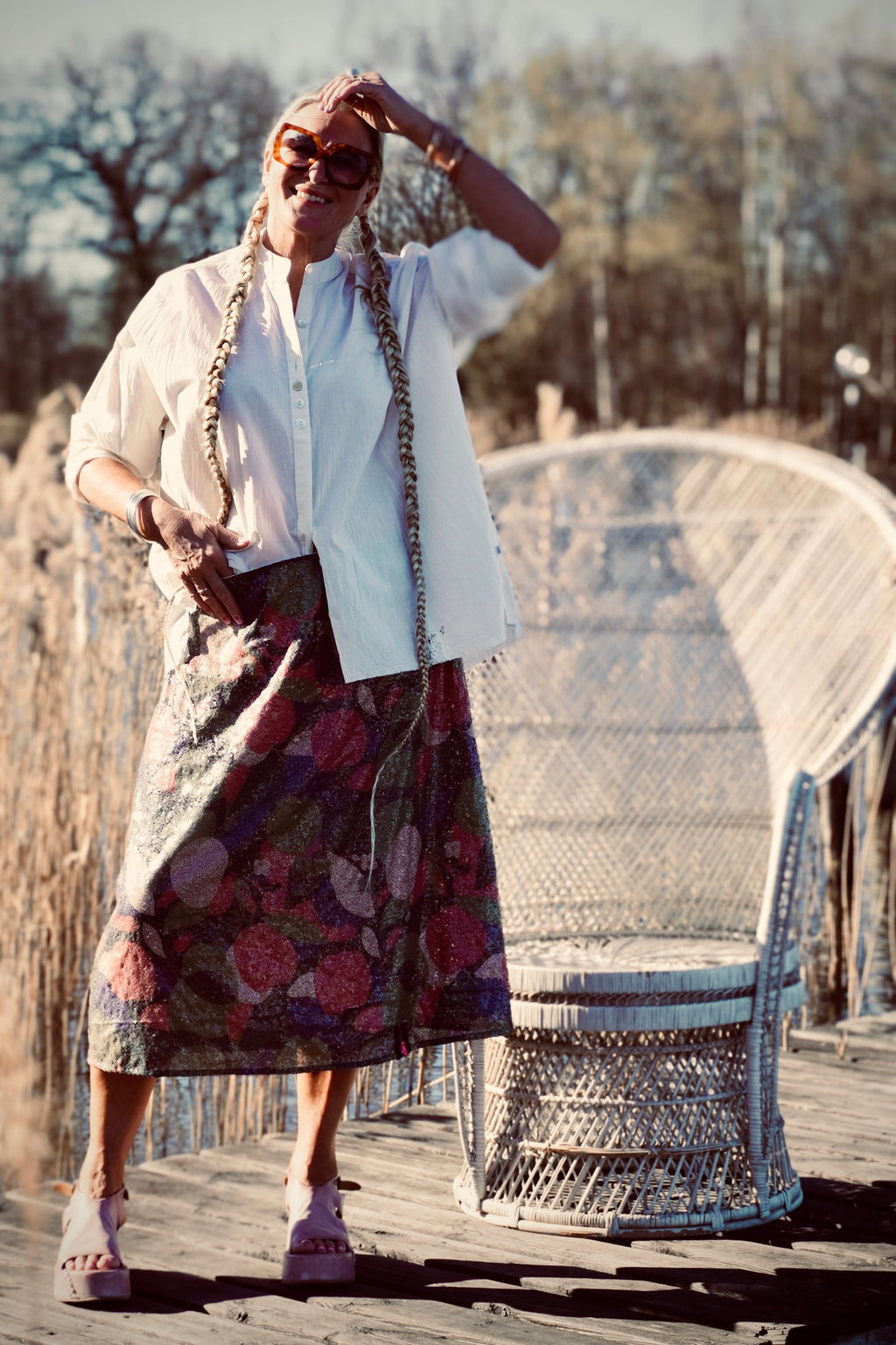 AGNETA MULTI SEQUIN SKIRT