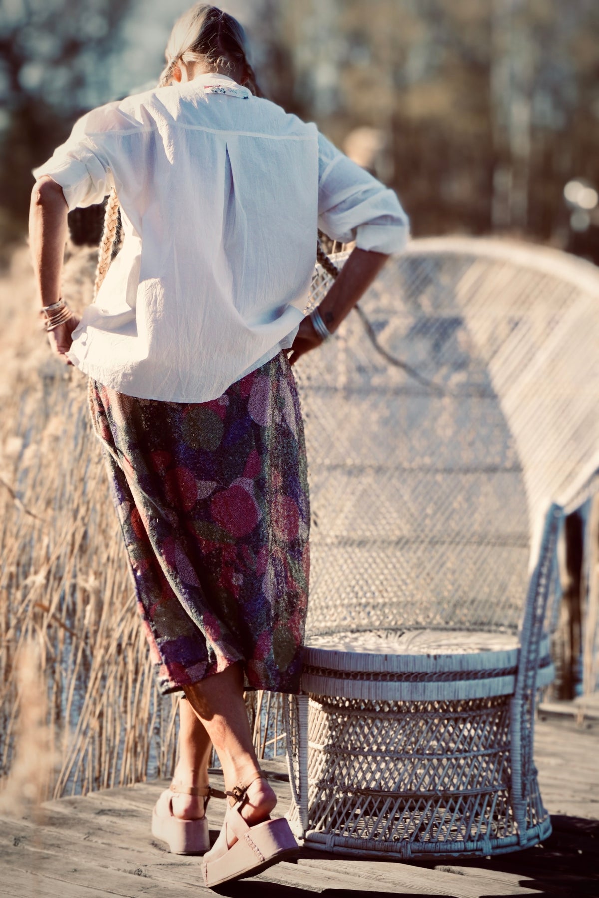 AGNETA MULTI SEQUIN SKIRT