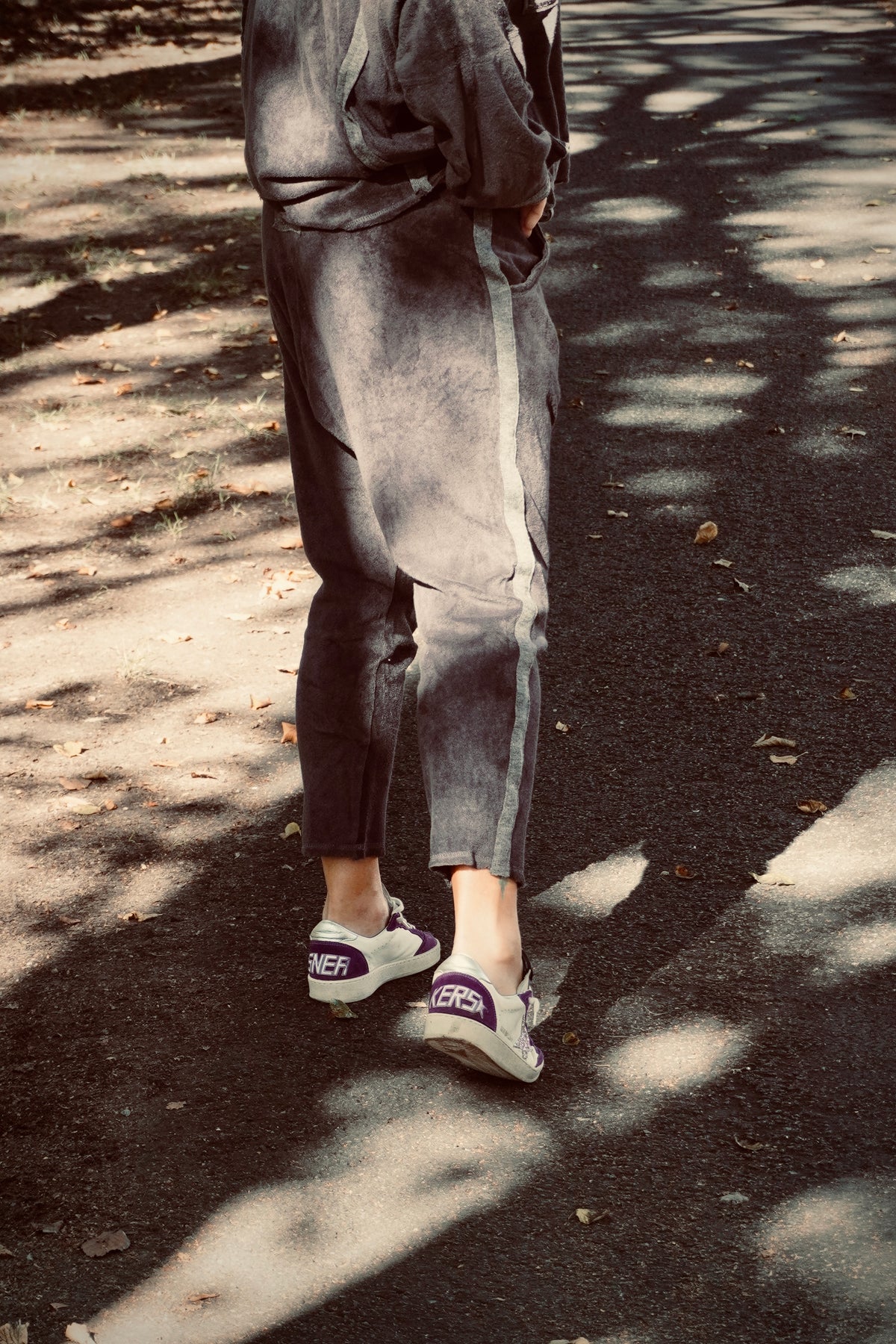 NALA TERRY PANT CHARCOAL