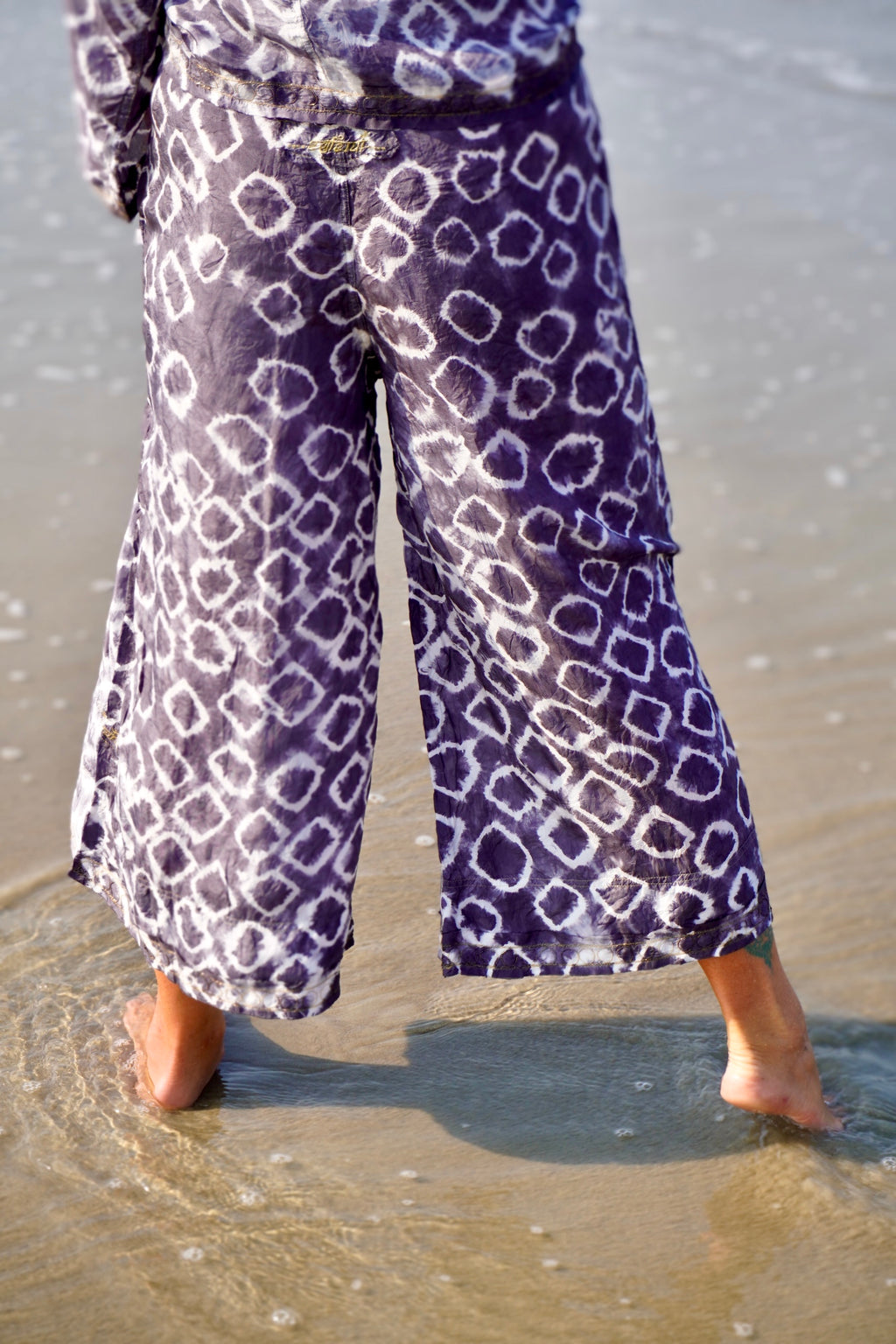 PAPI SUNNIE SILK BATIK PANT CHARCOAL