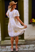 POPPY DORI LINEN DRESS POPPY CAFÉ MALIBU
