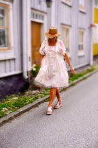 POPPY DORI LINEN DRESS POPPY PINK MALIBU