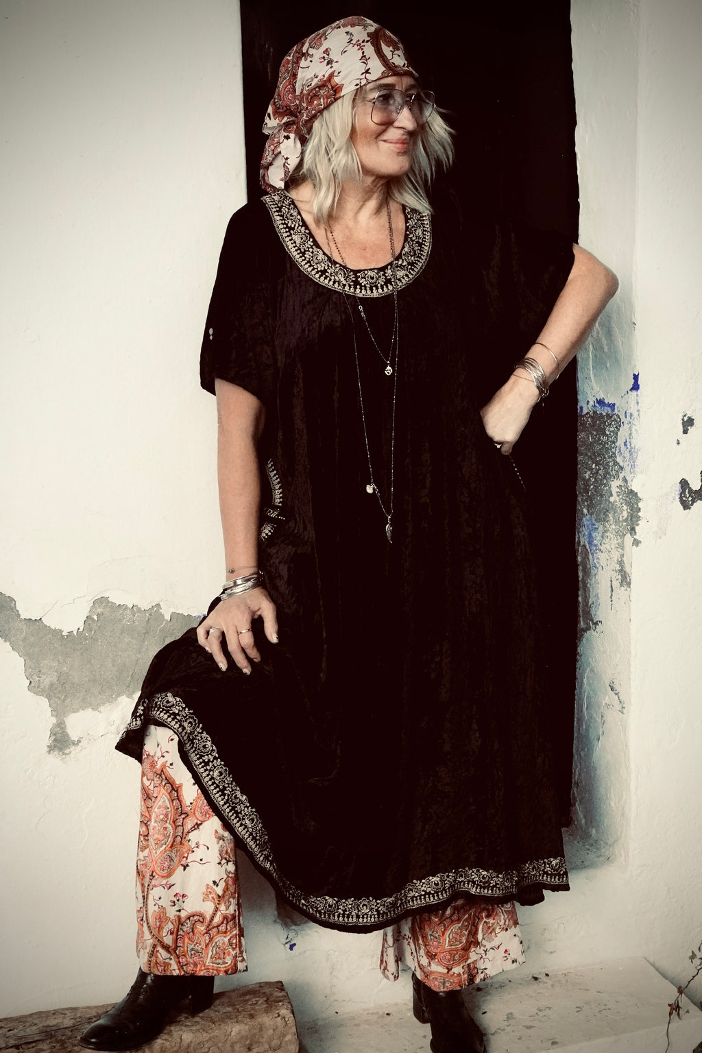 RUBINA MAXI DRESS JUST BLACK