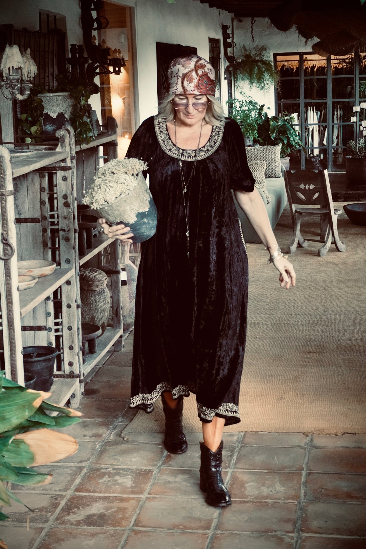 RUBINA MAXI DRESS JUST BLACK