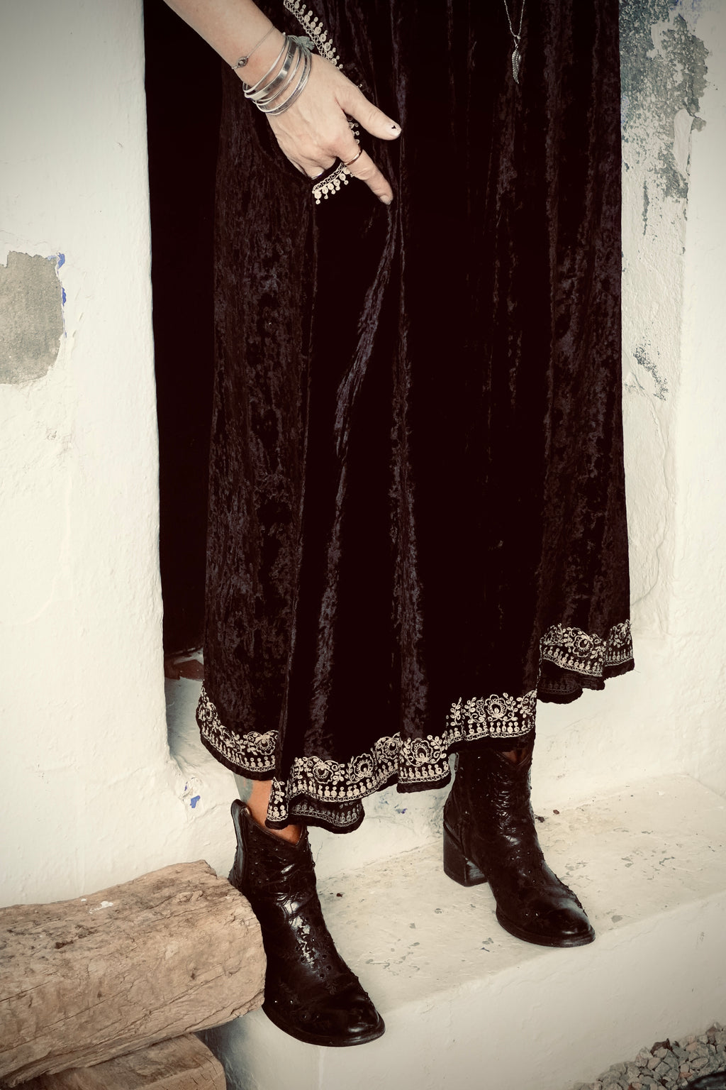 RUBINA MAXI DRESS JUST BLACK