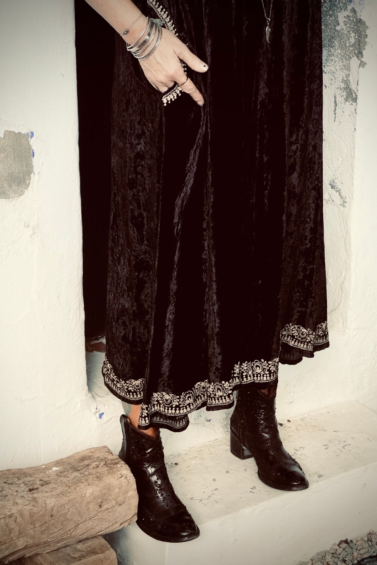 RUBINA MAXI DRESS JUST BLACK