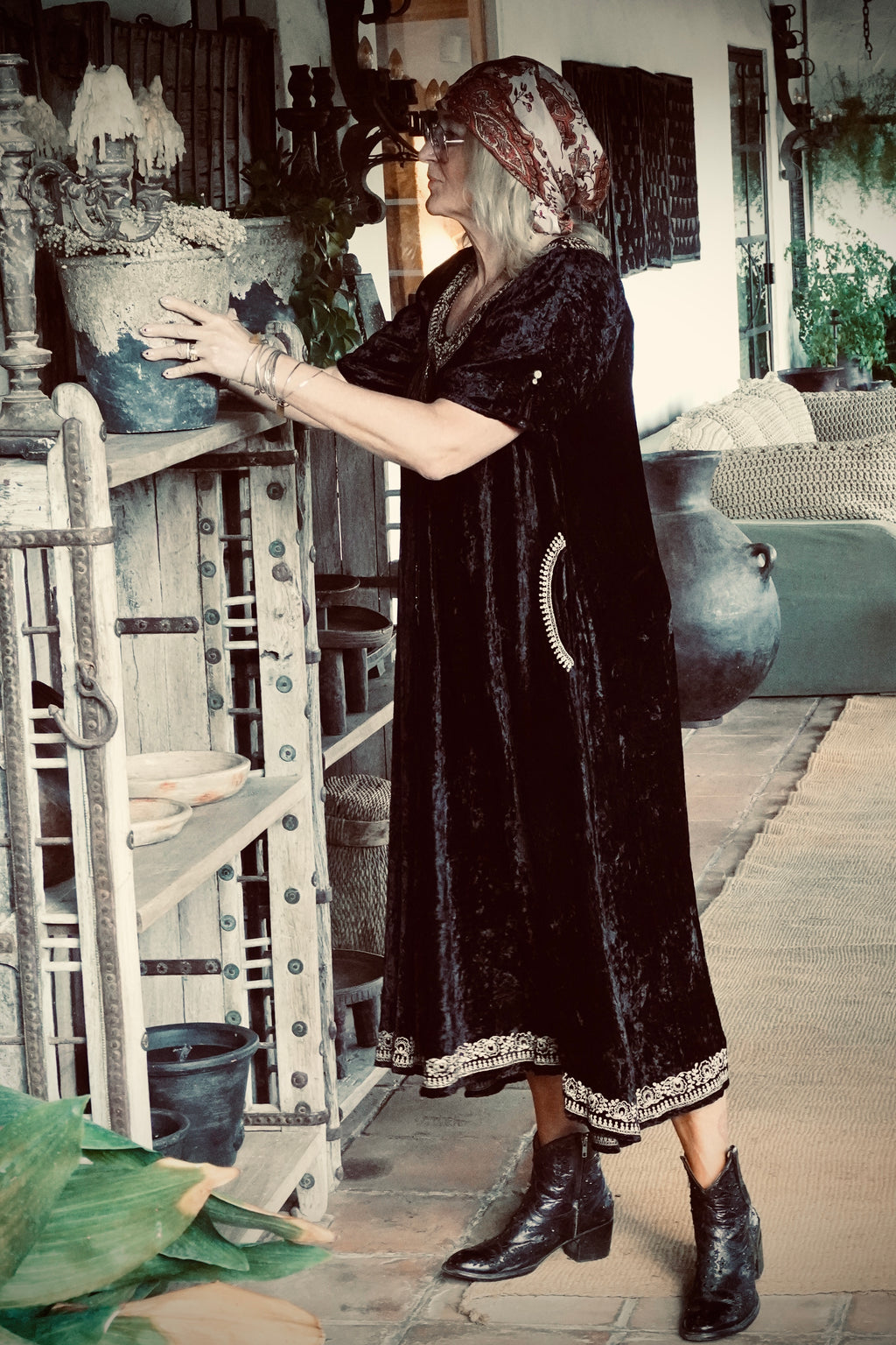 RUBINA MAXI DRESS JUST BLACK