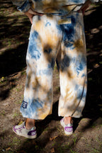 SAMMIE VELVET PANT SAMMIE BLUE