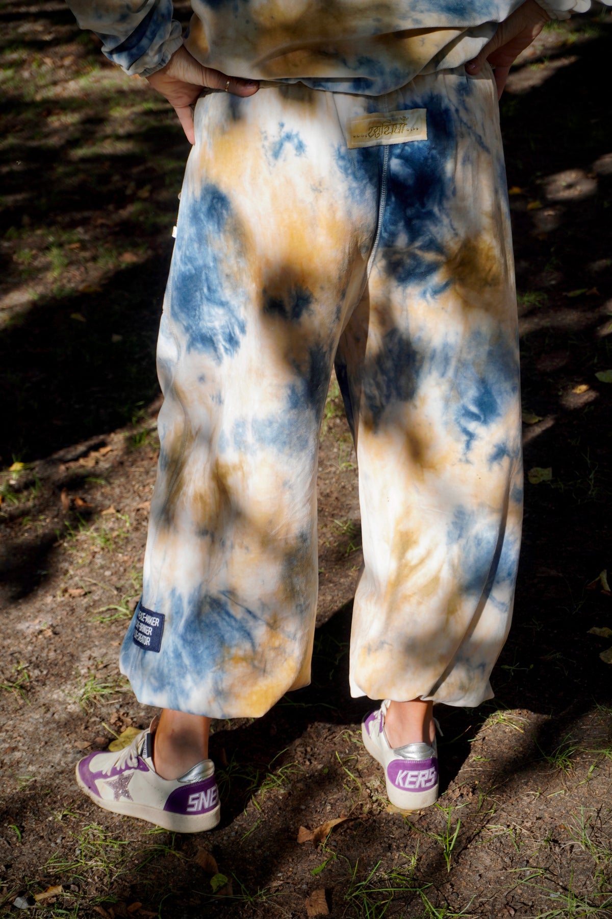 SAMMIE VELVET PANT SAMMIE BLUE