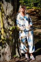 SAMMIE VELVET PANT SAMMIE BLUE