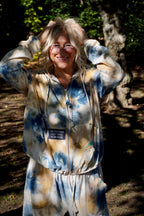 SAMMIE VELVET HOODIE SAMMIE BLUE