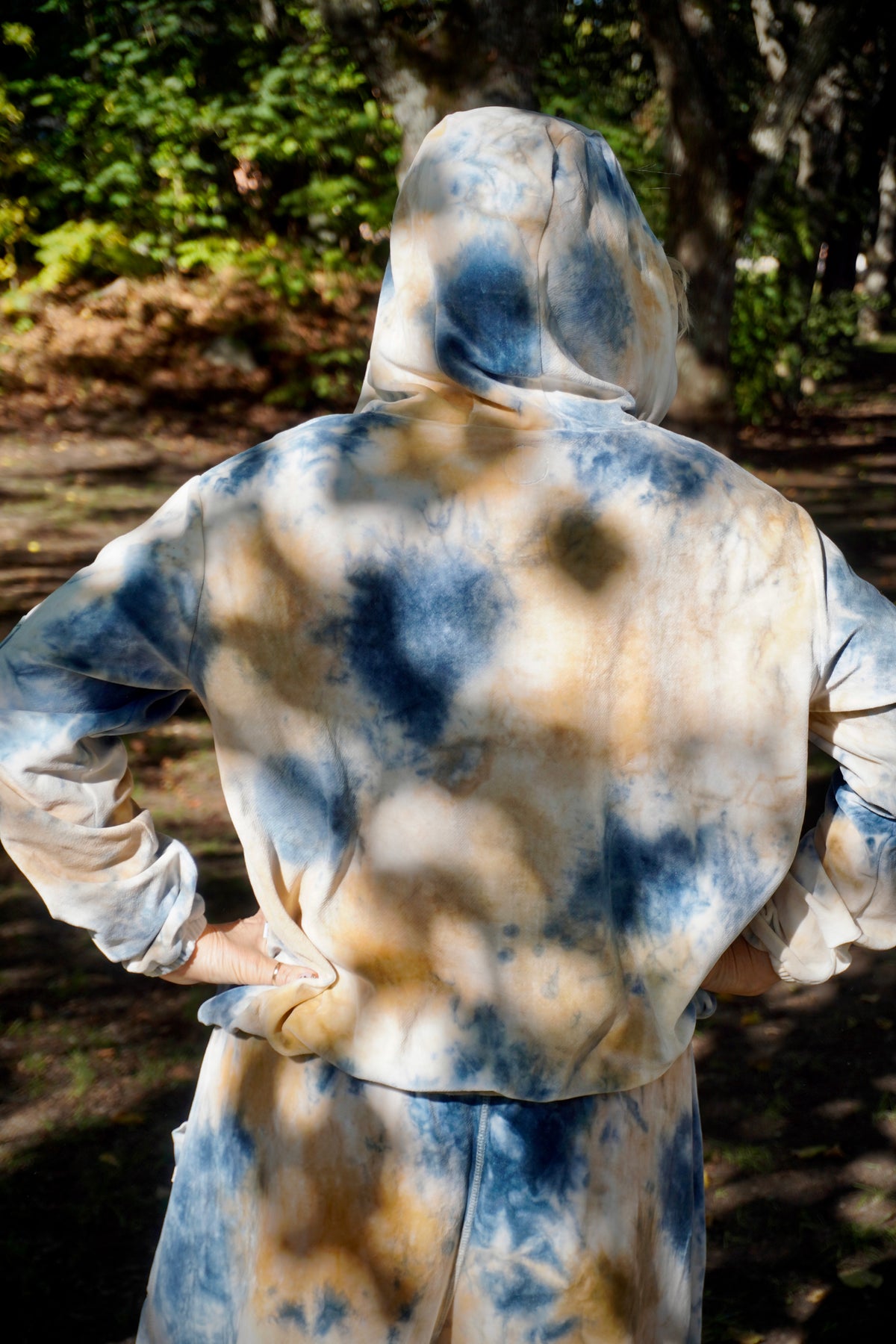 SAMMIE VELVET HOODIE SAMMIE BLUE