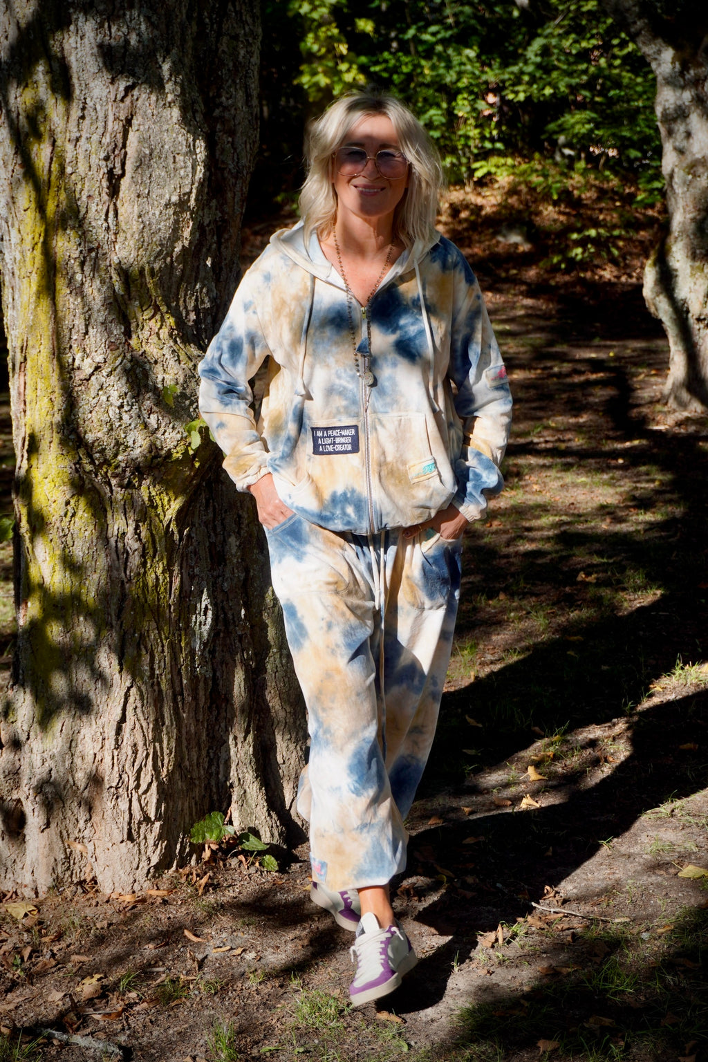 SAMMIE VELVET PANT SAMMIE BLUE