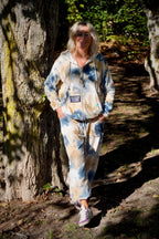 SAMMIE VELVET PANT SAMMIE BLUE