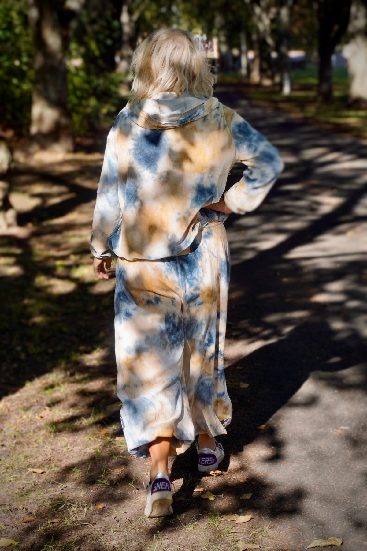 SAMMIE VELVET HOODIE SAMMIE BLUE