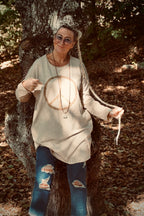 SISTER PEACE COTTON JERSEY DRESS LOVELY LATTE