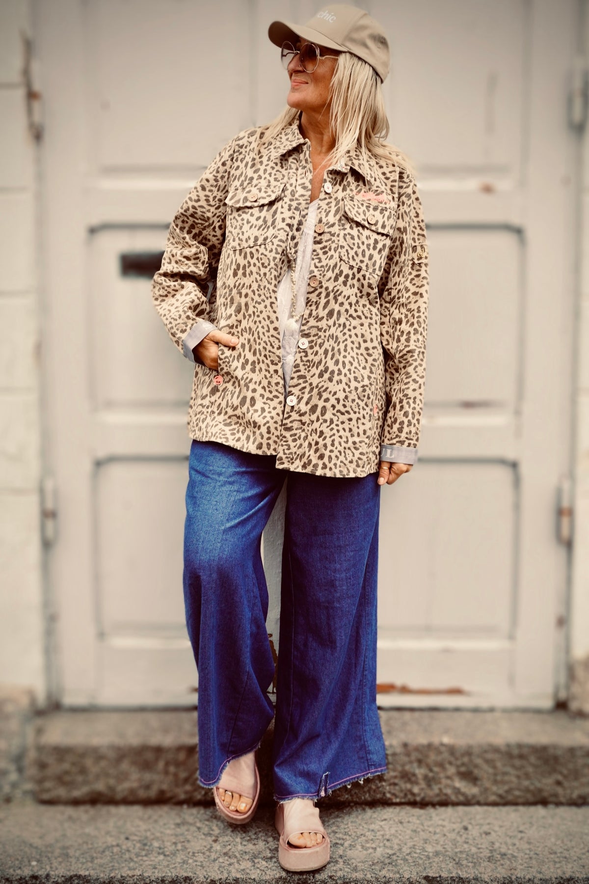 SOUL SHORT JACKET COCO LEO BEIGE