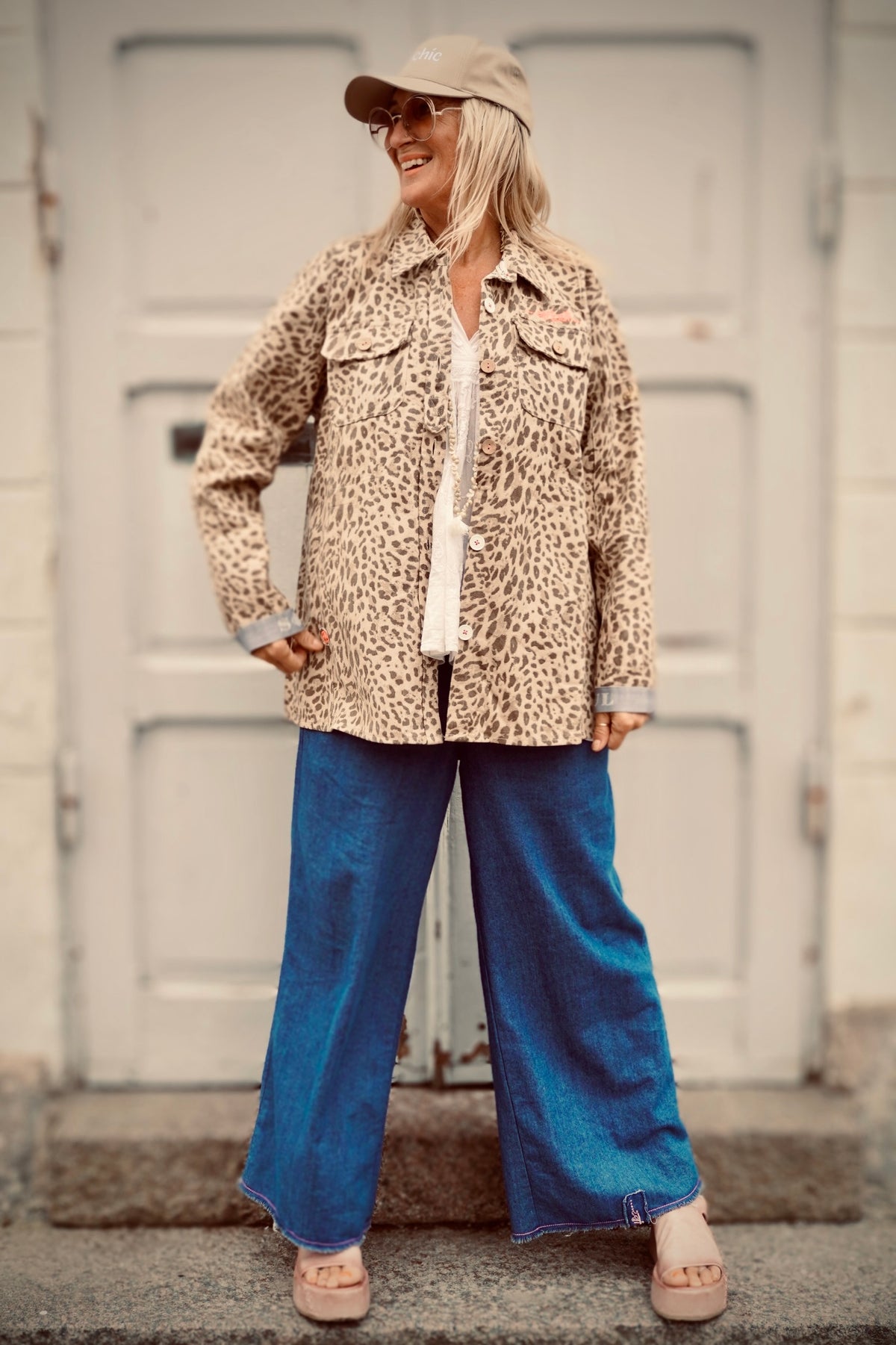 SOUL SHORT JACKET COCO LEO BEIGE