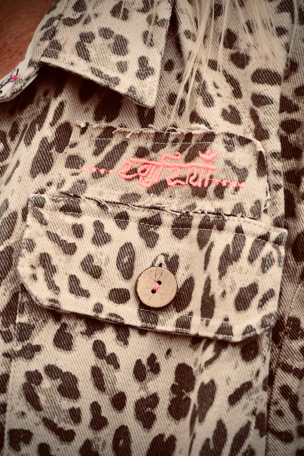 SOUL SHORT JACKET COCO LEO BEIGE