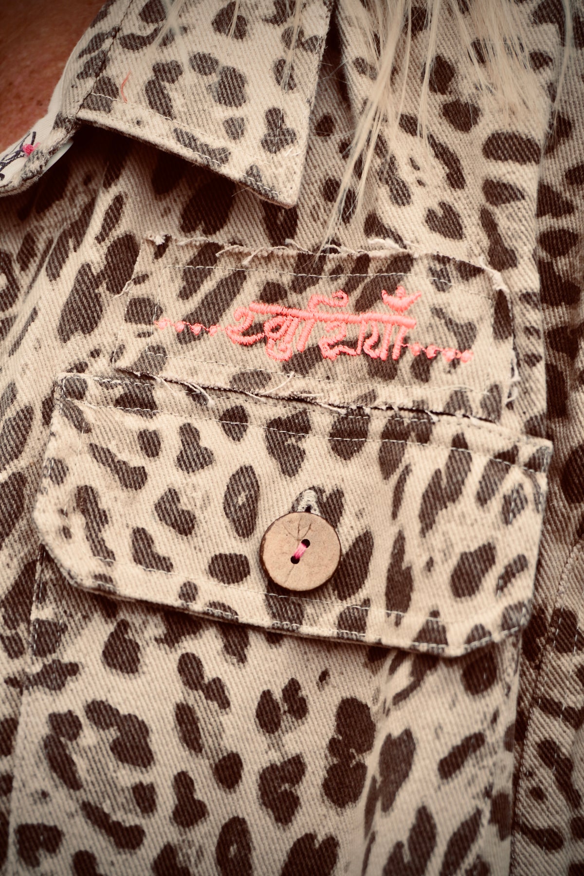 SOUL SHORT JACKET COCO LEO BEIGE