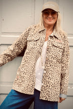 SOUL SHORT JACKET COCO LEO BEIGE