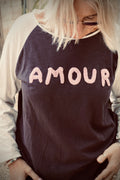 AMOUR TEE MALIBU CHARCOAL