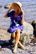 VANESSA SILK DRESS LOTUS MOROCCO MINT