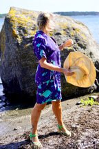 VANESSA SILK DRESS LOTUS MOROCCO MINT
